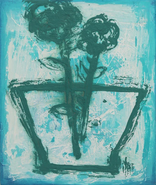 wild flower,판넬위아크릴,분채 46x65cm (2).JPG